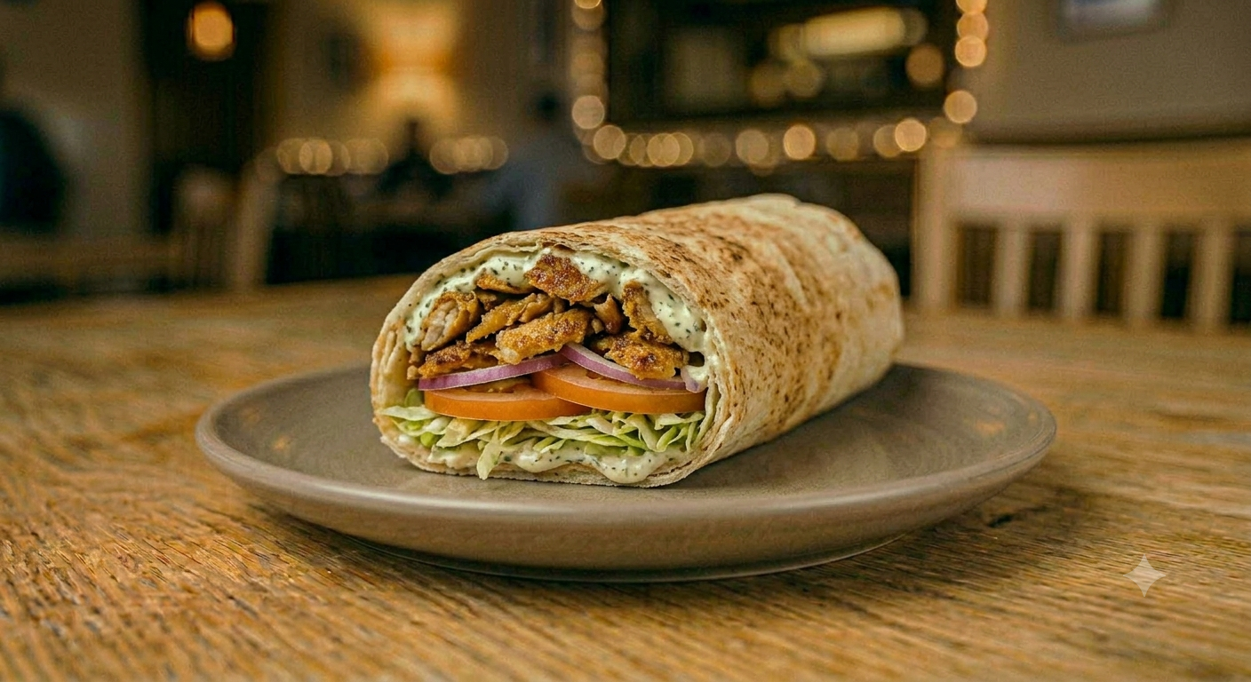 Crispy shawarma